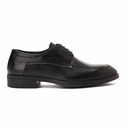 Genuine leather men fashion shoes - Black