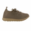 Women's fabric sneakers - Cafe