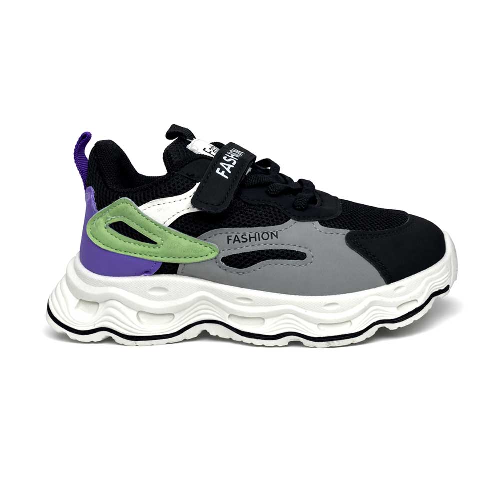 Unisex Teens Fashion Sneakers - Black