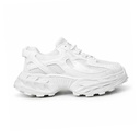 Women's Fashion Chunky Sole Sneakers - White