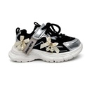 Girly Fashionable Sneakers - Black