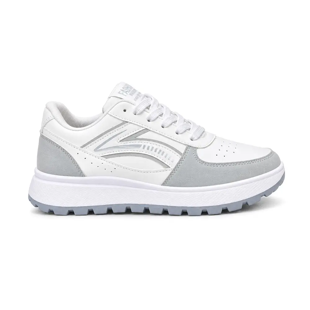 Women's fashionable sneakers - White